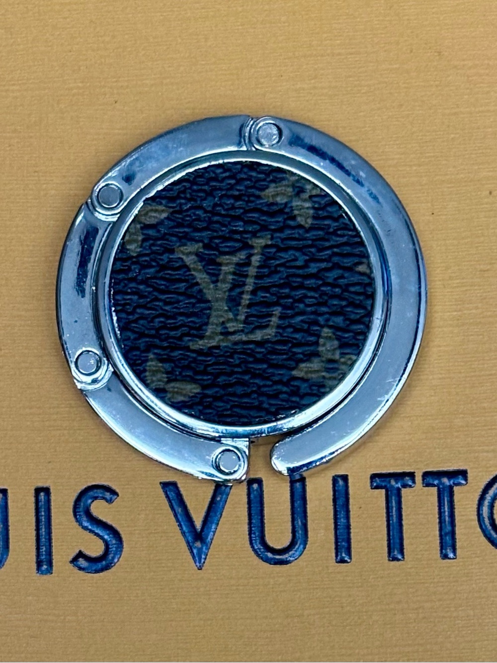 Louis Vuitton Glossy Purse
Hanger, Bag Hook Holder, SilverTone
